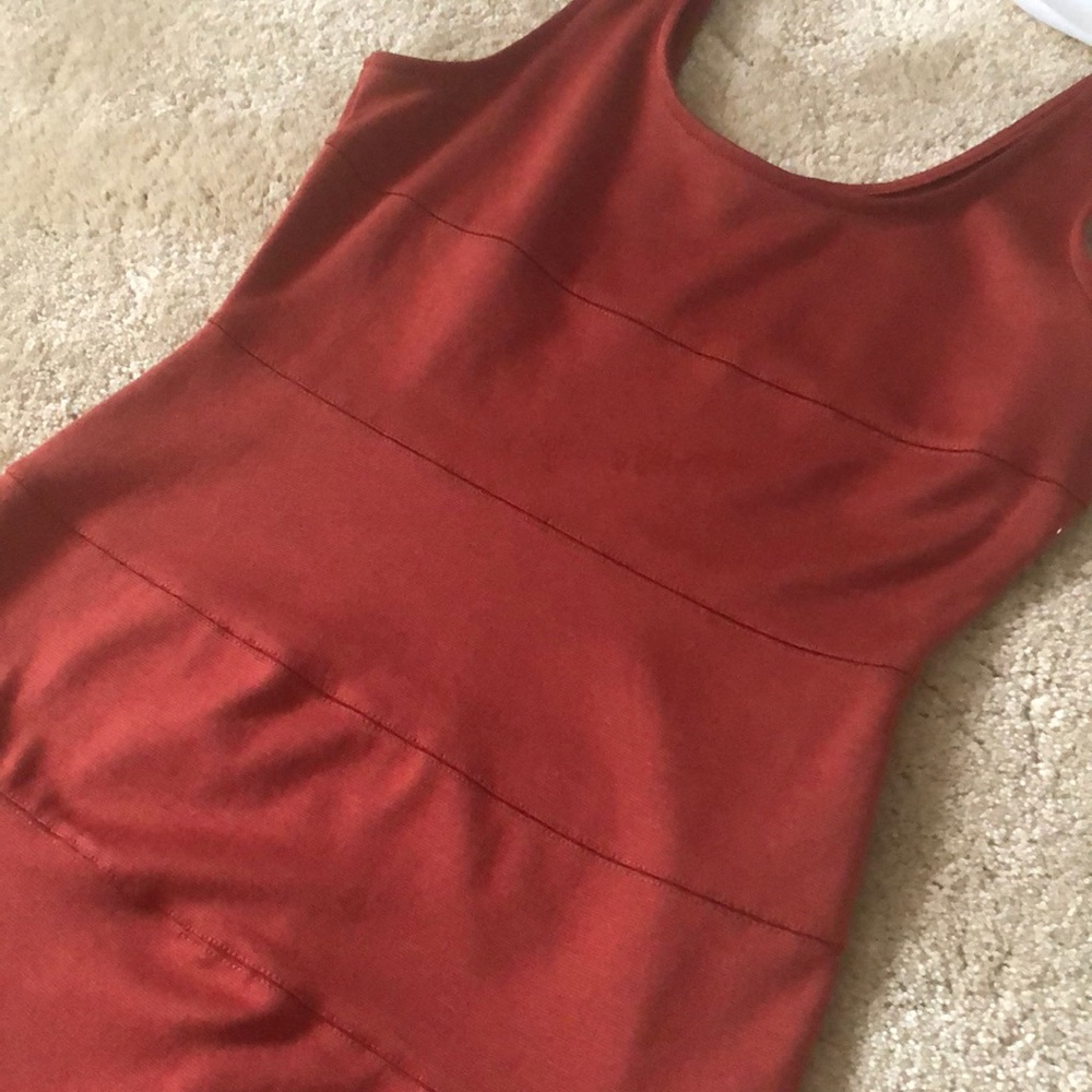 Forever 21 rust bodycon tank dress - Picture 7 of 11